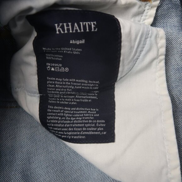 Khaite Abigail Jeans Size 28 - Picture 11 of 15